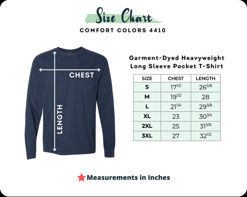 Embroidered winter trees long sleeve, embroidered trees, Pocket t-shirt, pocket long sleeve, Comfort colors, Christmas trees, Christmas