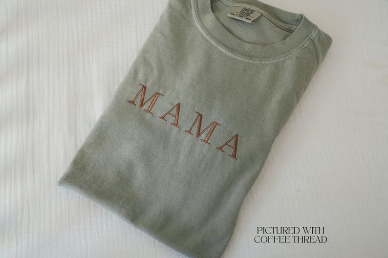 Embroidered Mama Shirt, Minimalistic, Mommy Tee, New Mom T-shirt, Gift for Moms, Mom Gift, Minimalist Mama Tee, Mother's Day Gift