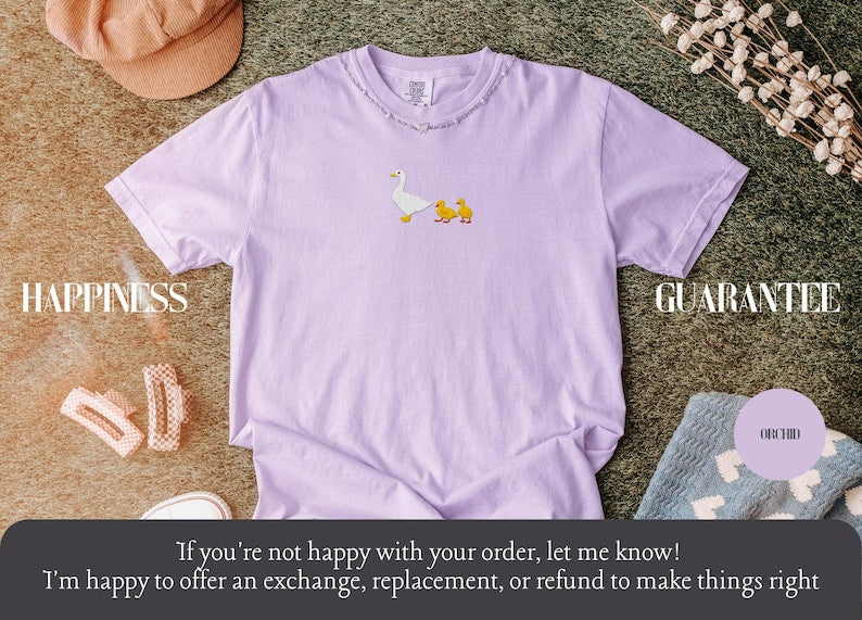 Embroidered Goose Mama Of Two Shirt, Silly Goose, Overstimulated mama, Silly Goose Embroidery, New Mama, Cute Gift For Mama, Goslings