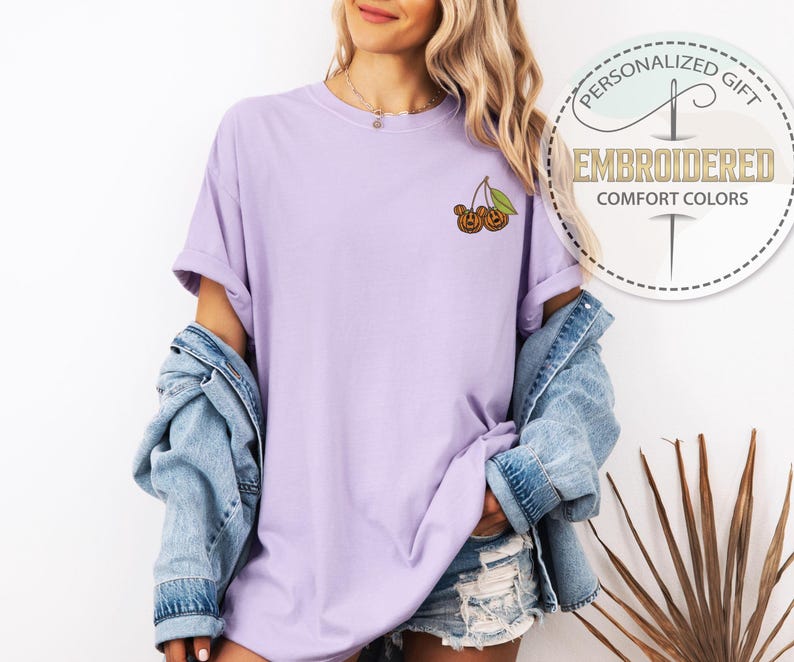 Embroidered Custom Bow Initial Pocket Tee, Coquette Comfort Colors Shirt, Bride Bachelorette Gift T-shirt, Personalized Wedding Tee