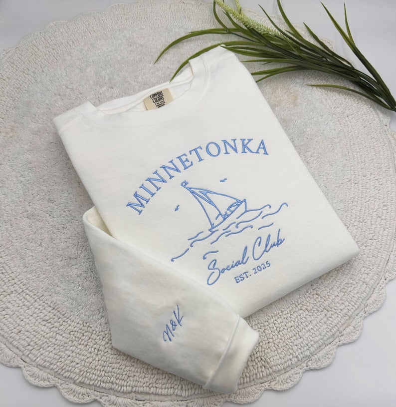 Embroidered Bachelorette Comfort Colors Sweatshirt: Personalized Wedding Favors