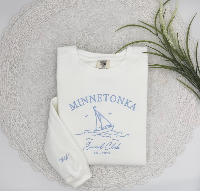 Embroidered Bachelorette Comfort Colors Sweatshirt: Personalized Wedding Favors