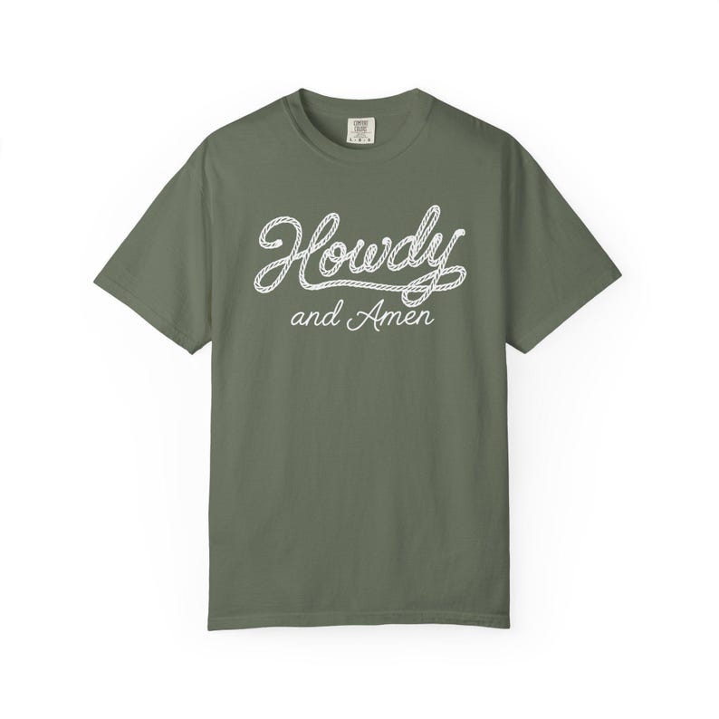 Christian Western Tshirt Faith Graphic Casual Tee Howdy Shirt Country Religious Rustic Cowgirl Style Gift for Horse Girl