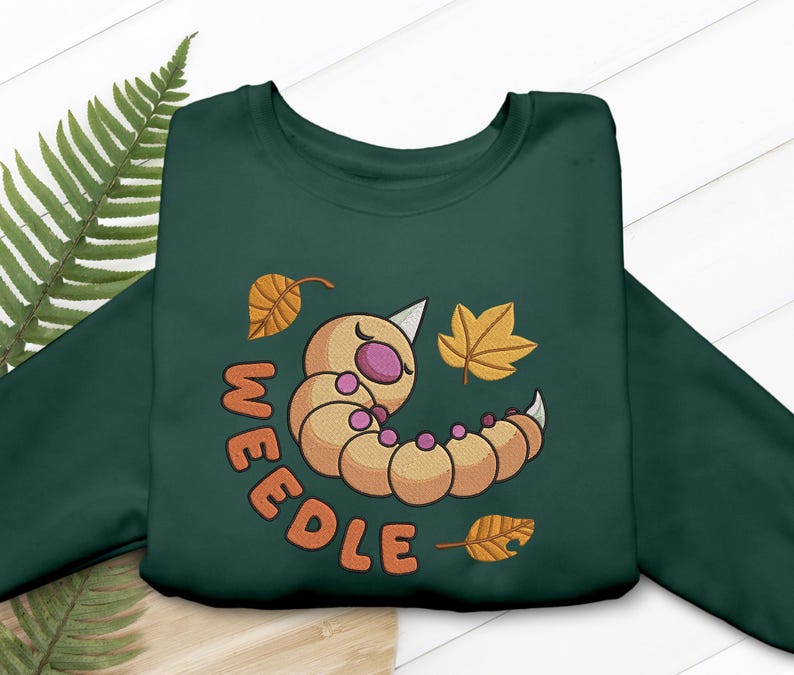 Weed Needle Embroidered Shirt Bug T-shirt Sweatshirt Hoodie Anime Gaming Gifts