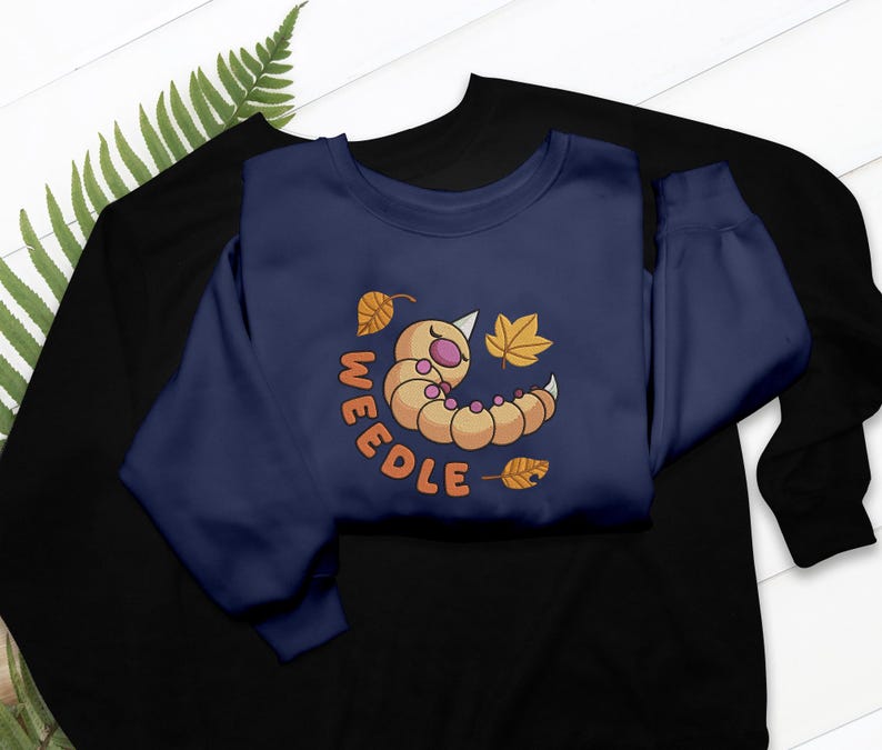 Weed Needle Embroidered Shirt Bug T-shirt Sweatshirt Hoodie Anime Gaming Gifts