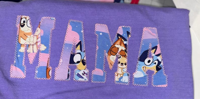 Toy Story Mama Sweatshirt, Custom Embroidered Mama Shirt, Applique Mama Crewneck, Disney Inspired Mom Shirt