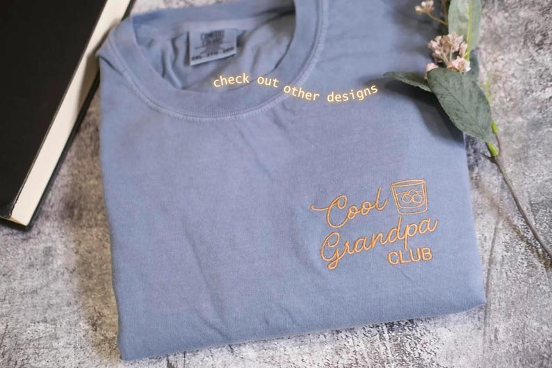 Cool Moms Club Comfort Colors® Shirt, Trendy Mama Mother’s Day Gift, Custom Embroidery