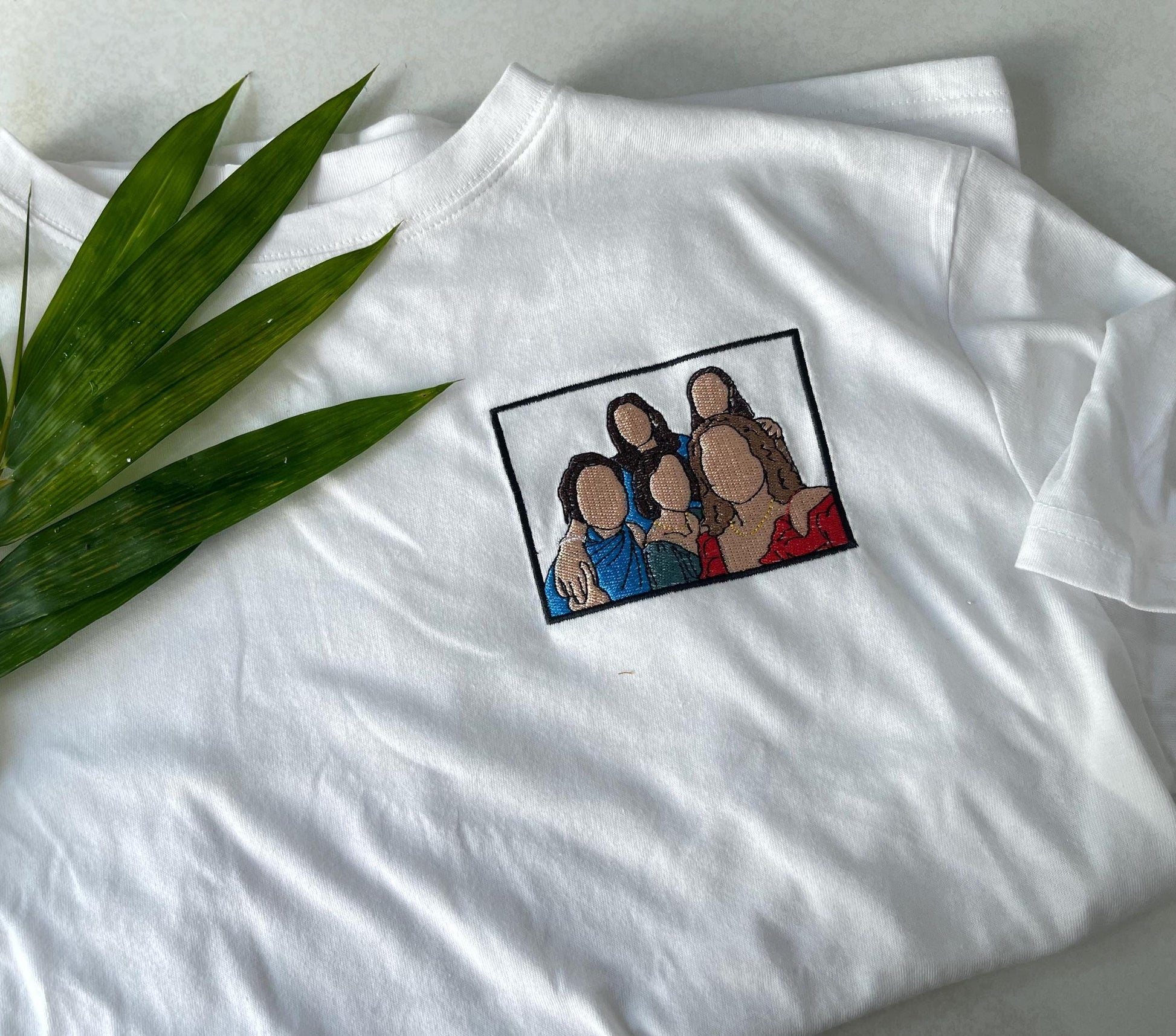 Custom Embroidered Sweatshirt, Custom embroidered photo shirt, custom embroidered tshirt, Custom embroidered photo, couple shirt