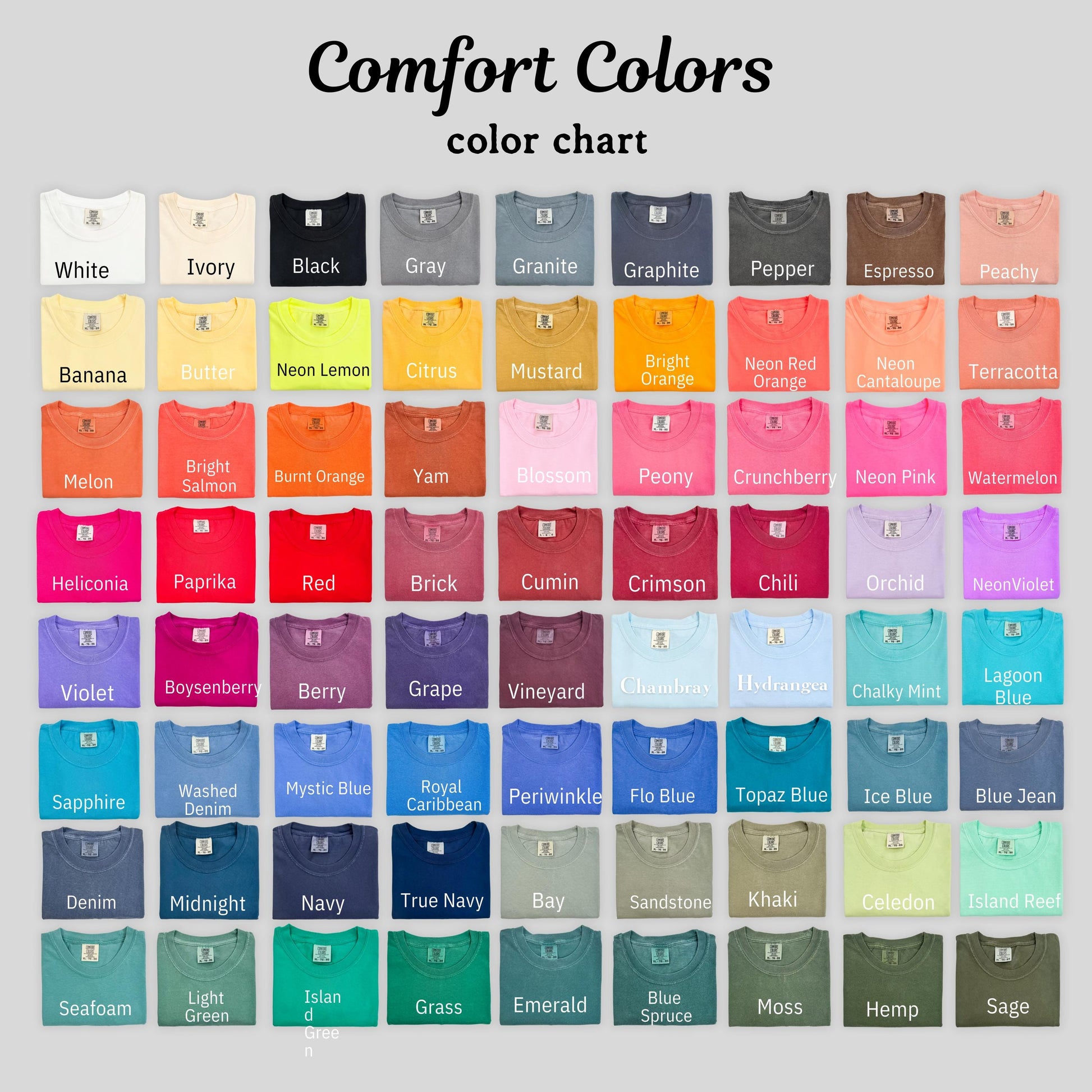 Merry Christmas Embroidered Comfort Colors Shirt: Unisex Holiday Tee