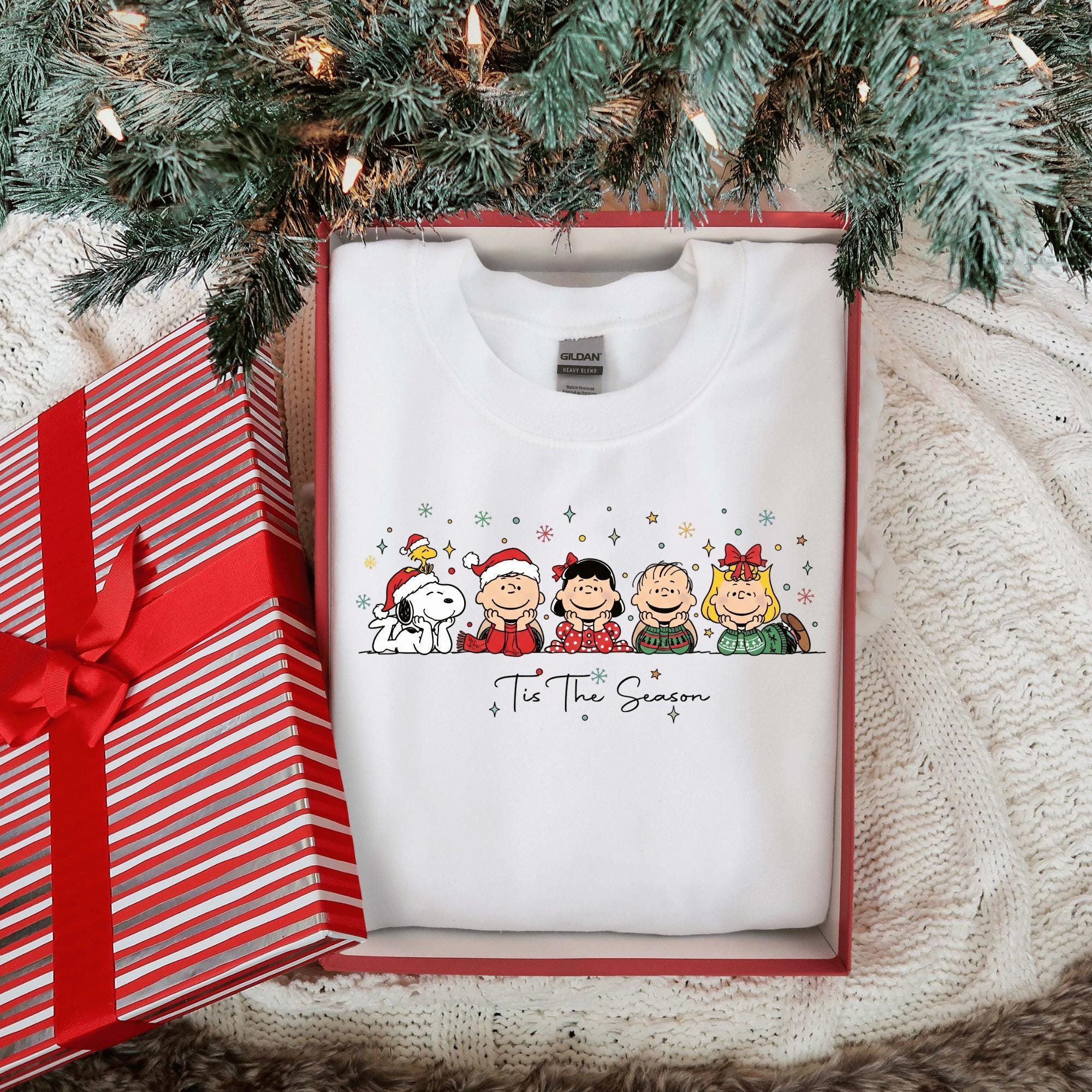 Retro Christmas Cartoon Shirt | Vintage Holiday Friends Tee | Classic Cozy Christmas Sweatshirt | Family Matching Xmas Top