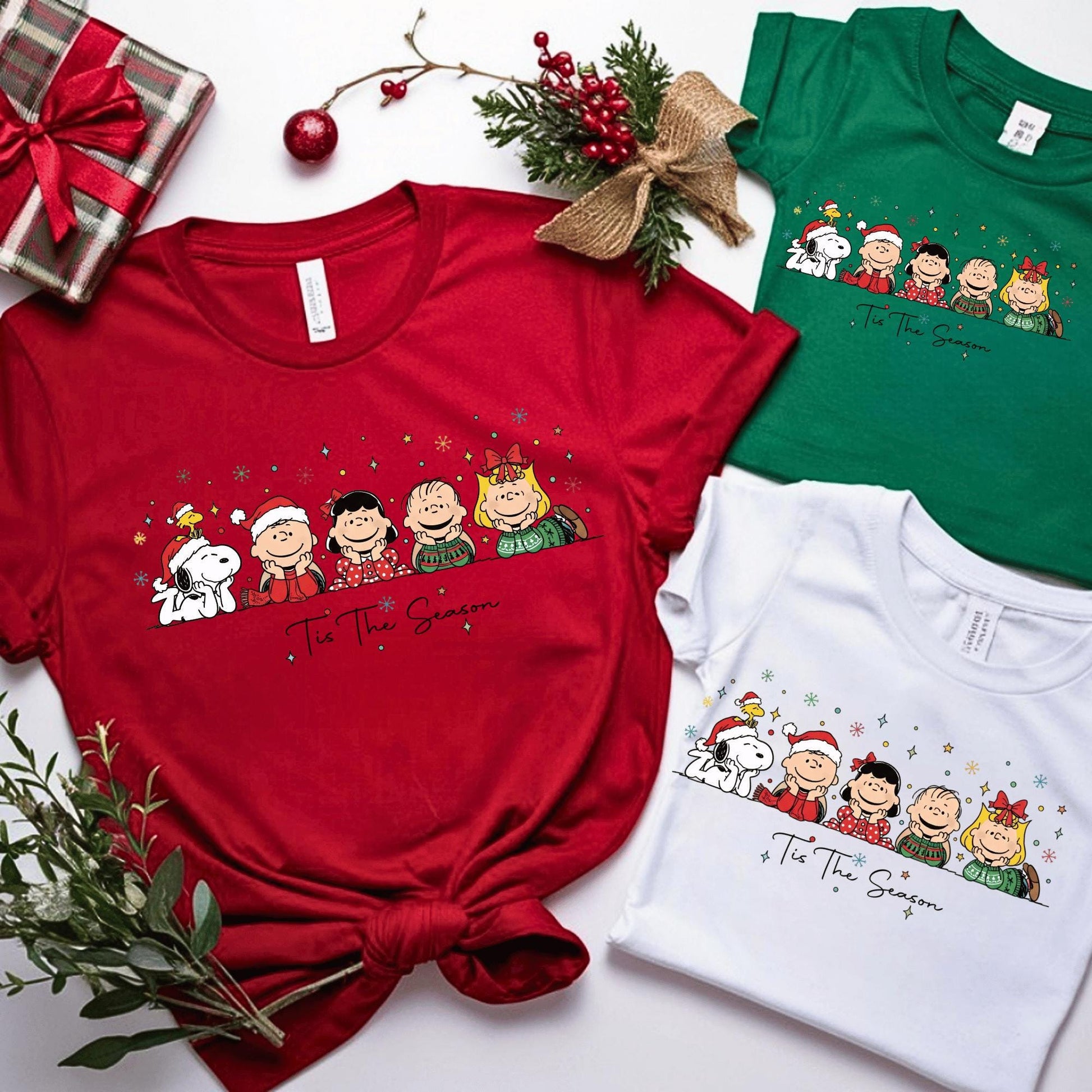 Retro Christmas Cartoon Shirt | Vintage Holiday Friends Tee | Classic Cozy Christmas Sweatshirt | Family Matching Xmas Top