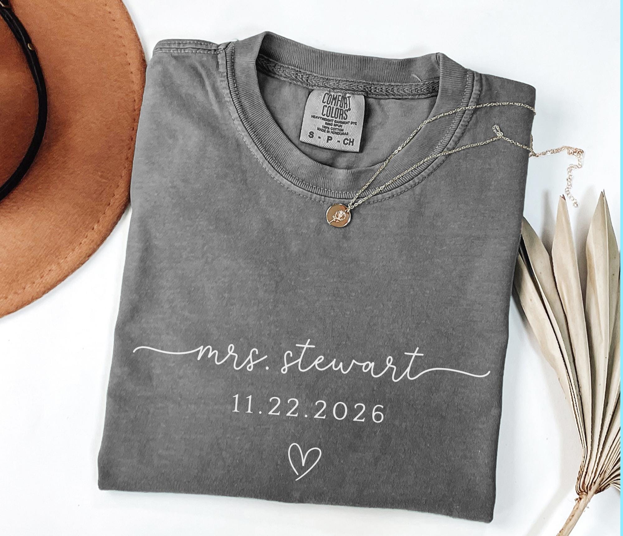 Personalized Future Mrs Shirt Custom Comfort Colors Mrs shirt Engagement Shirt Future Wife Shirt Bride to be Shirt Engaged Shirt Mrs Gift