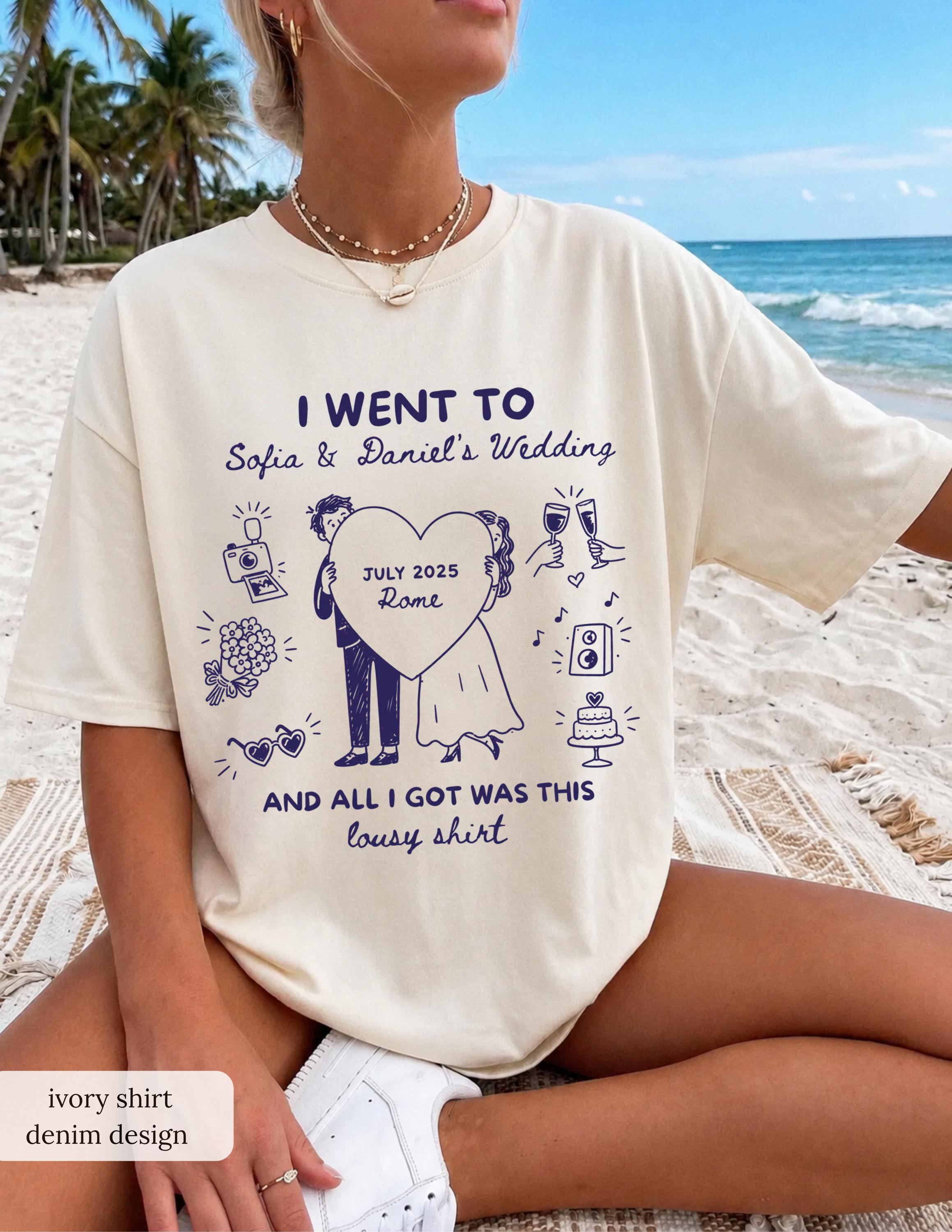 Custom Wedding Shirt, Funny I Got Sauced Tee, Wedding Toss Favor