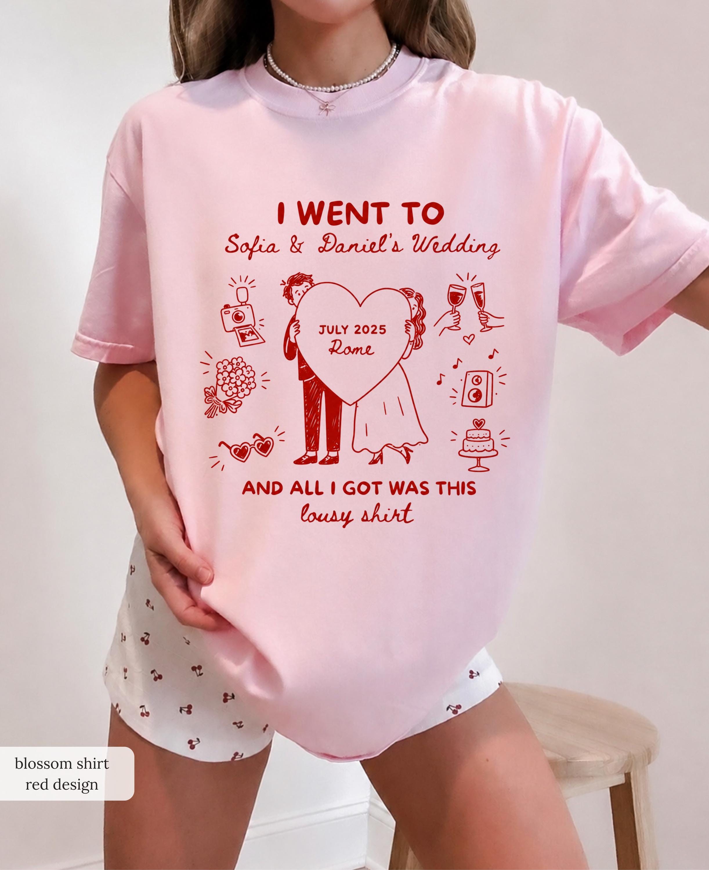 Custom Wedding Shirt, Funny I Got Sauced Tee, Wedding Toss Favor