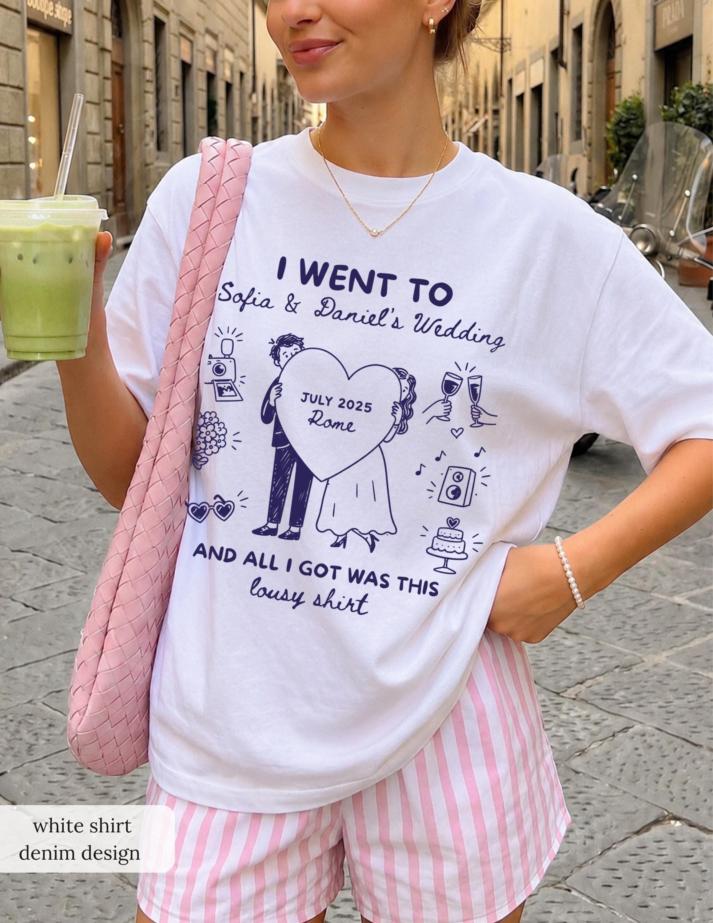 Custom Wedding Shirt, Funny I Got Sauced Tee, Wedding Toss Favor