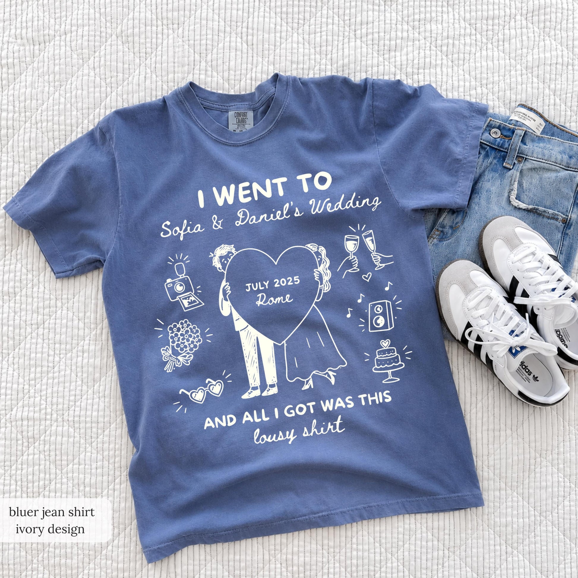 Custom Wedding Shirt, Funny I Got Sauced Tee, Wedding Toss Favor