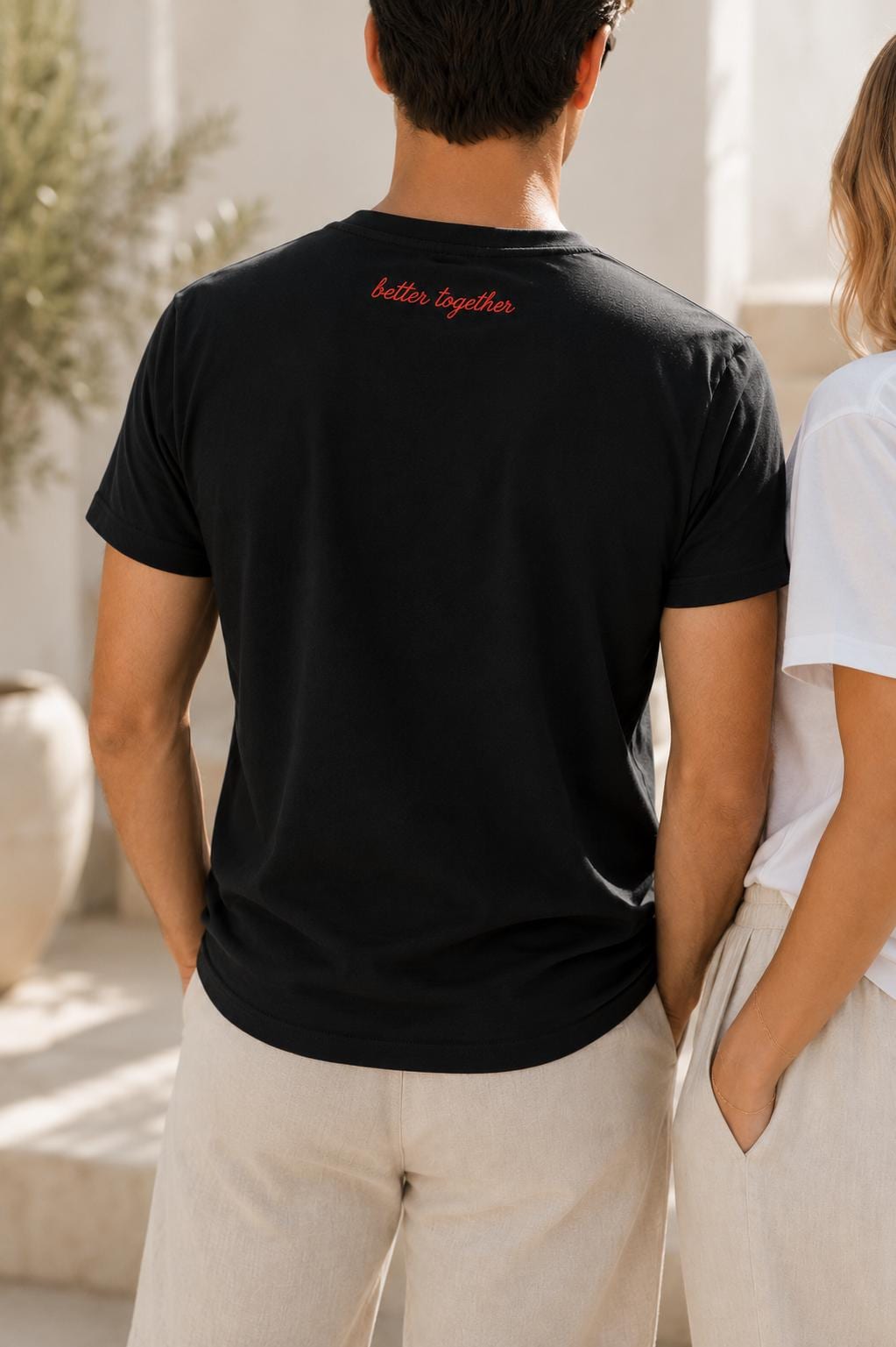 Custom Embroidery Initial Heart sleeve Hoodie, Personalized Valentines Sweatshirt, Embroidered Couples Outfit